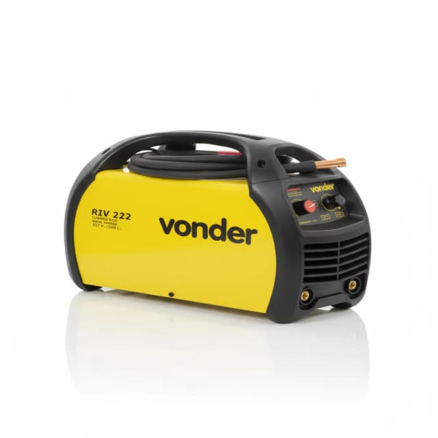 Inversor de Solda / Retifica VONDER RIV 222 – 200 A, Eletrodo e TIG, Bivolt