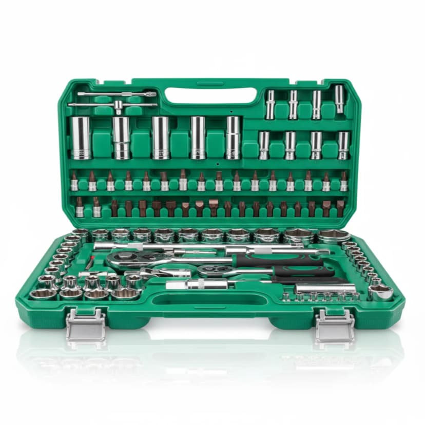 Kit Maleta de Ferramentas – Caixa com Soquetes, Bits e Catracas - [xx Peças]