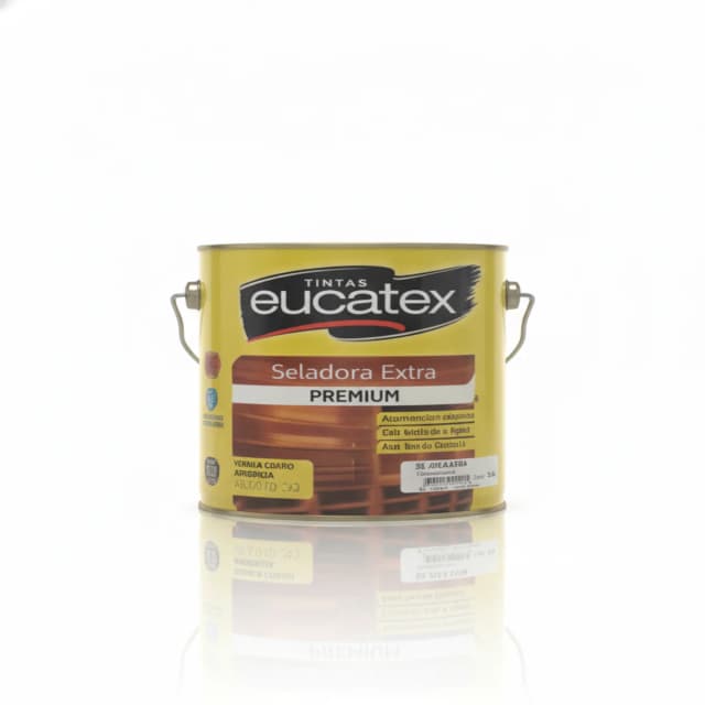 Seladora Extra Premium Eucatex – 3,600l Preparação Perfeita para Madeiras de Alta Qualidade